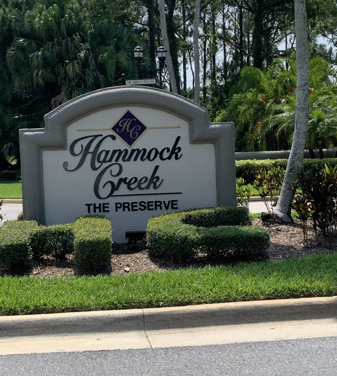 hammock creek gated community in palm city florida